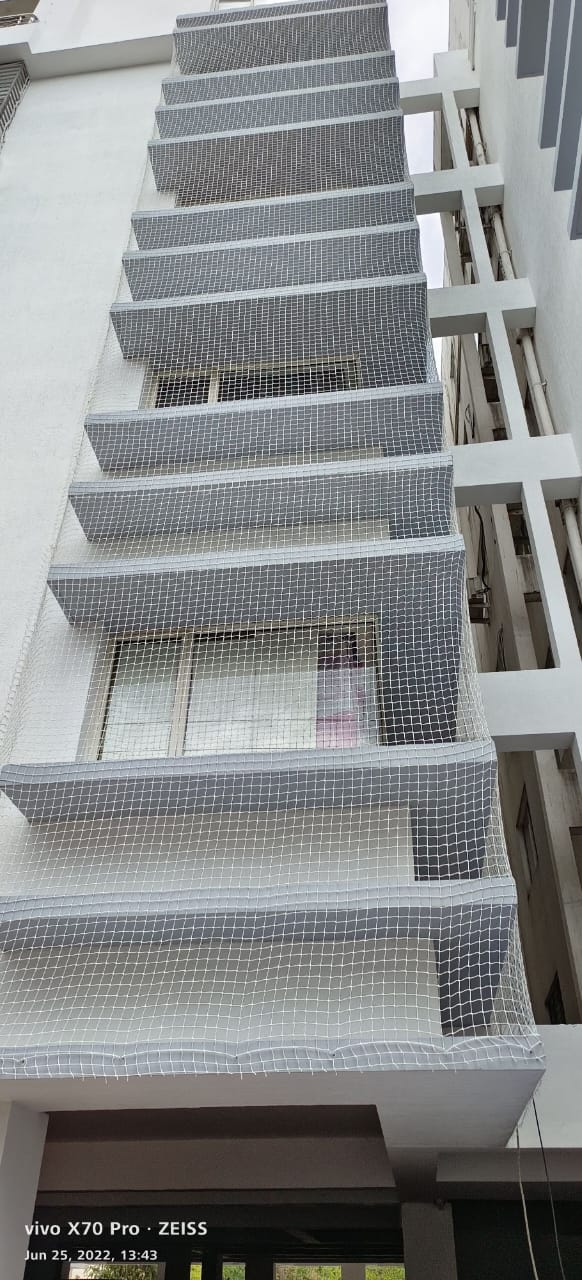 Duct Net Installation Photo